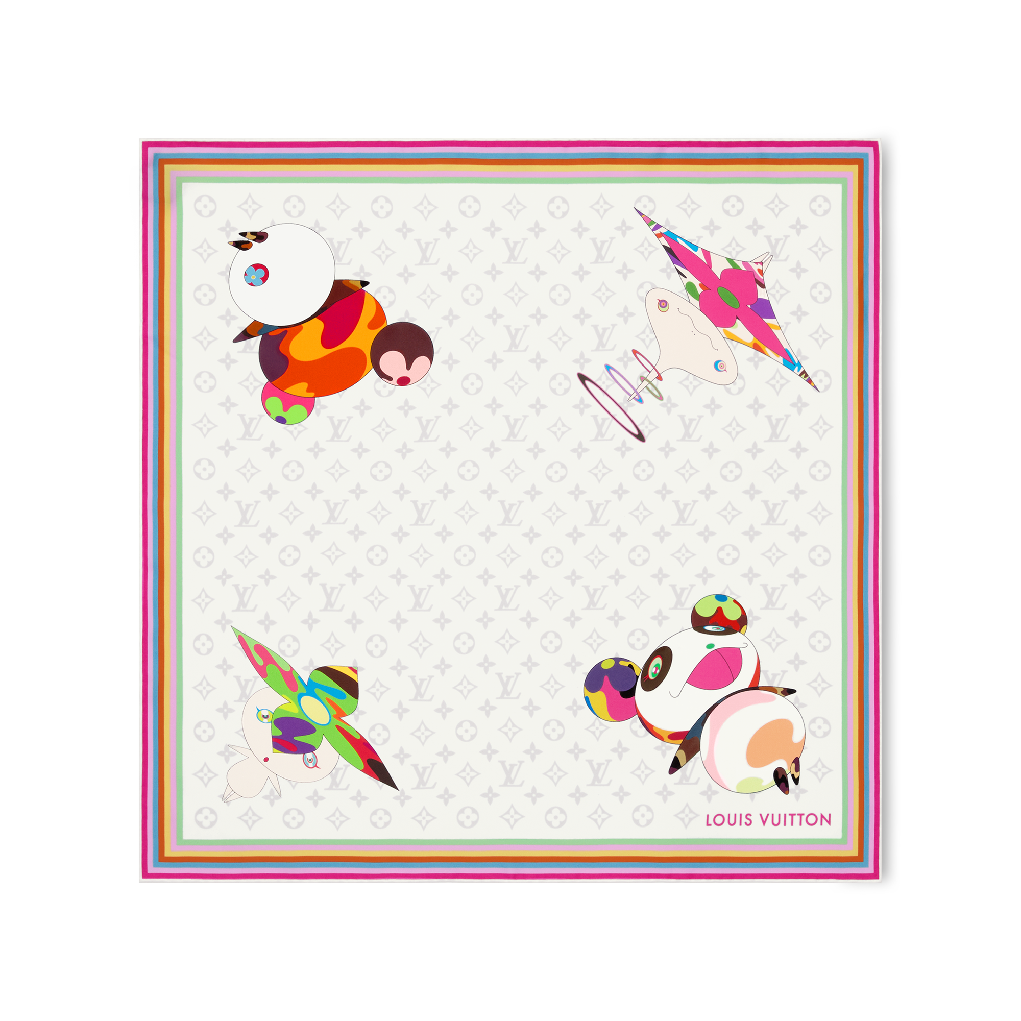 LV x TM Monogram Superflat Characters Square 70 S00 - Women